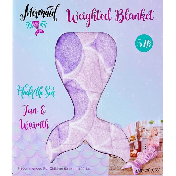 Under The Sea Other - Kids Weighted Blanket Mermaid 5 lbs